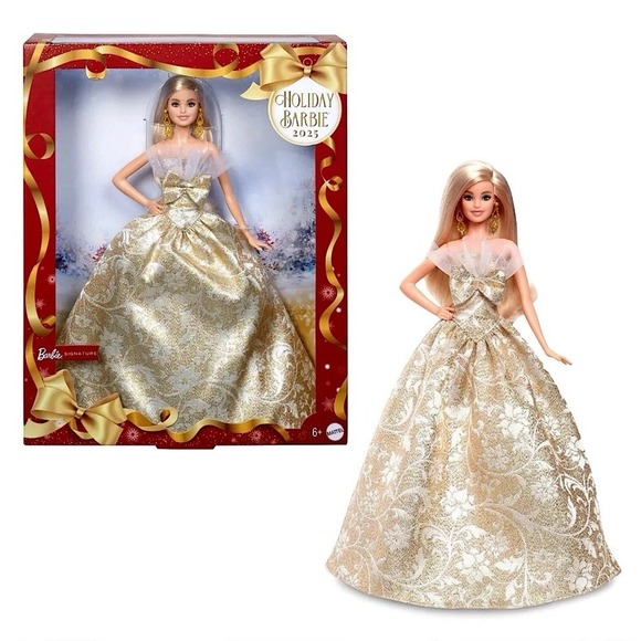 Barbie Signature 2025 Holiday Blonde Doll,‎ BRAND NEW in BOX, Authentic